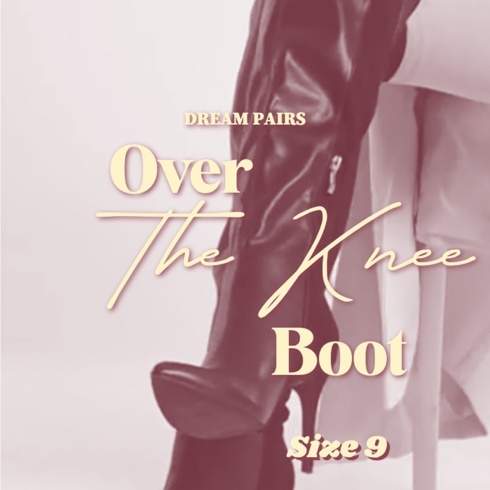 Dream Pairs Elegant Black Over The Knee Boots